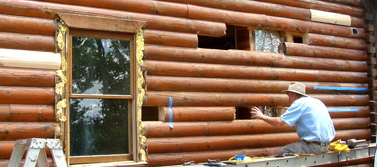 Log Home Repair Cheriton, Virginia